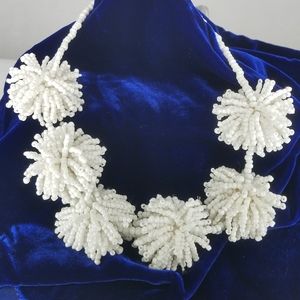 AREA STARS Jenna Statement Necklace in White